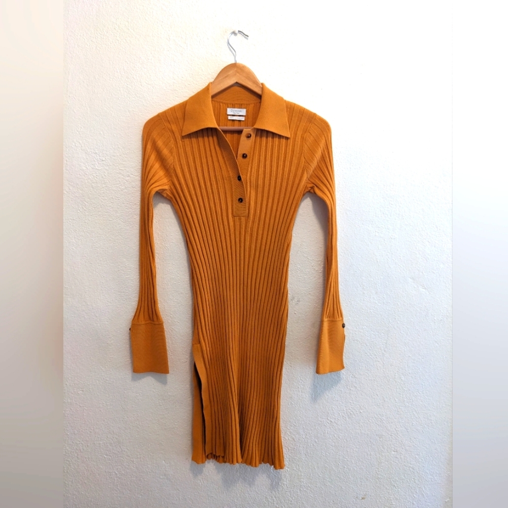 Deveaux Ochre Shirt Dress